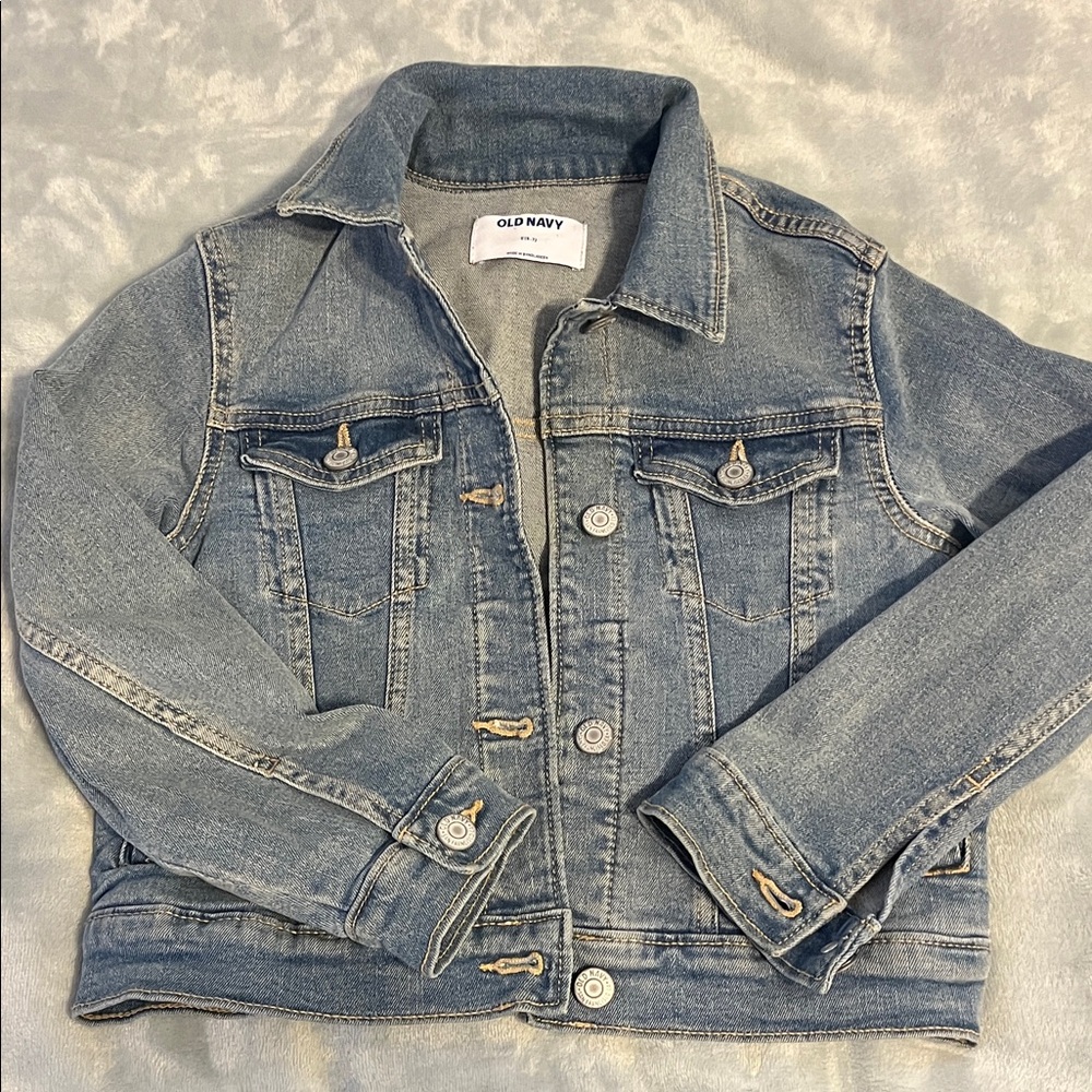 Old Navy Kids Light Blue Jean Jacket
